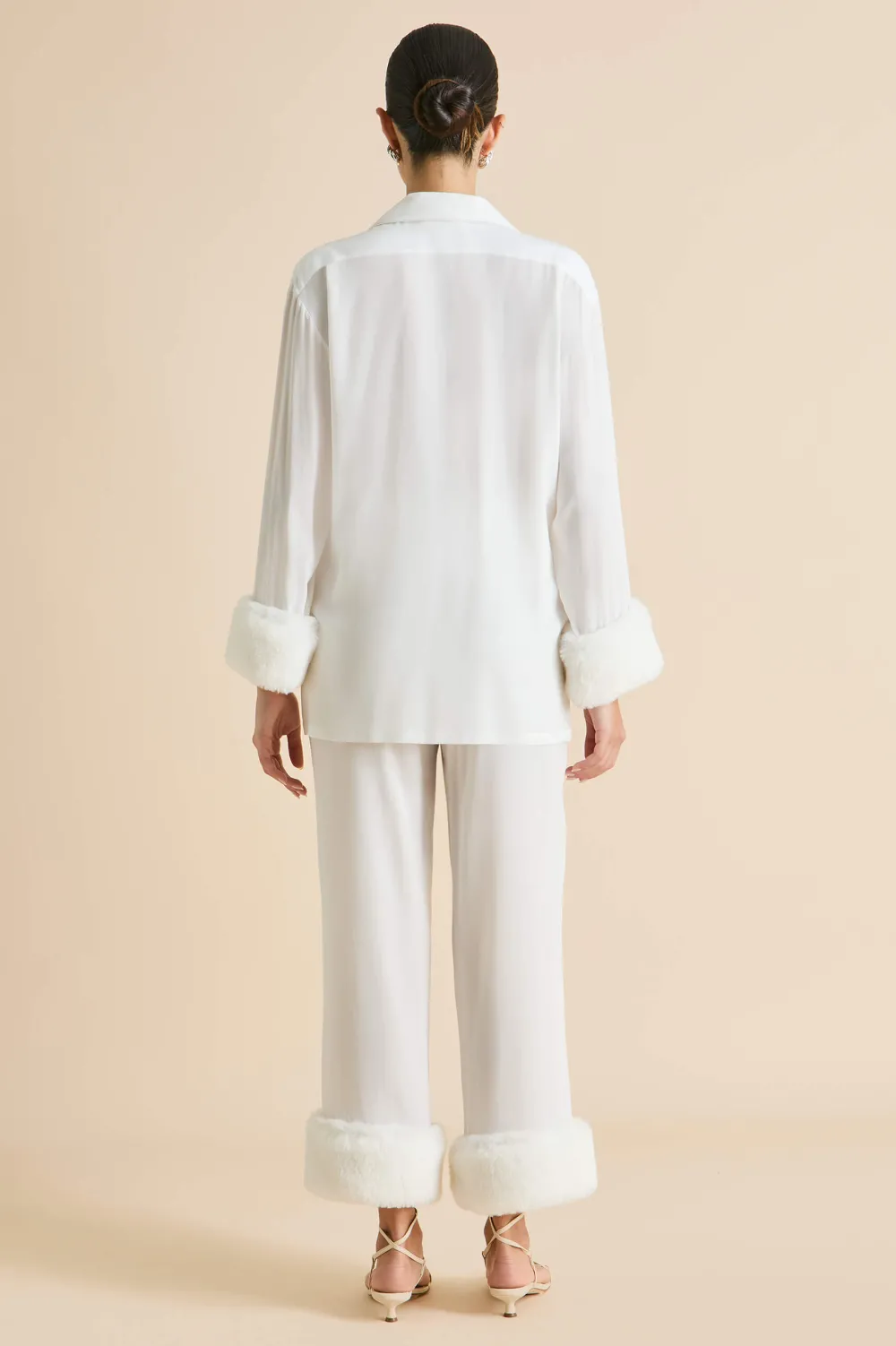 Discount Fifi Snow White Pajamasin Silk Crêpe de Chine Pajamas