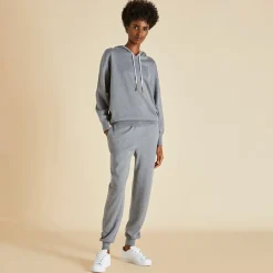 Fashion Gia London Tracksuitin Silk-Cashmere Tracksuits