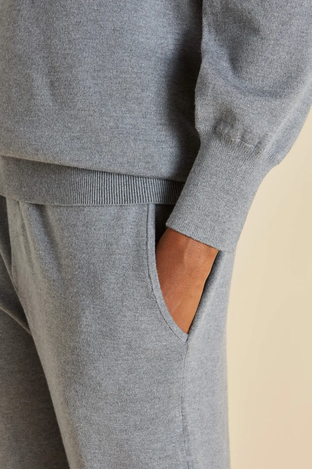 Fashion Gia London Tracksuitin Silk-Cashmere Tracksuits