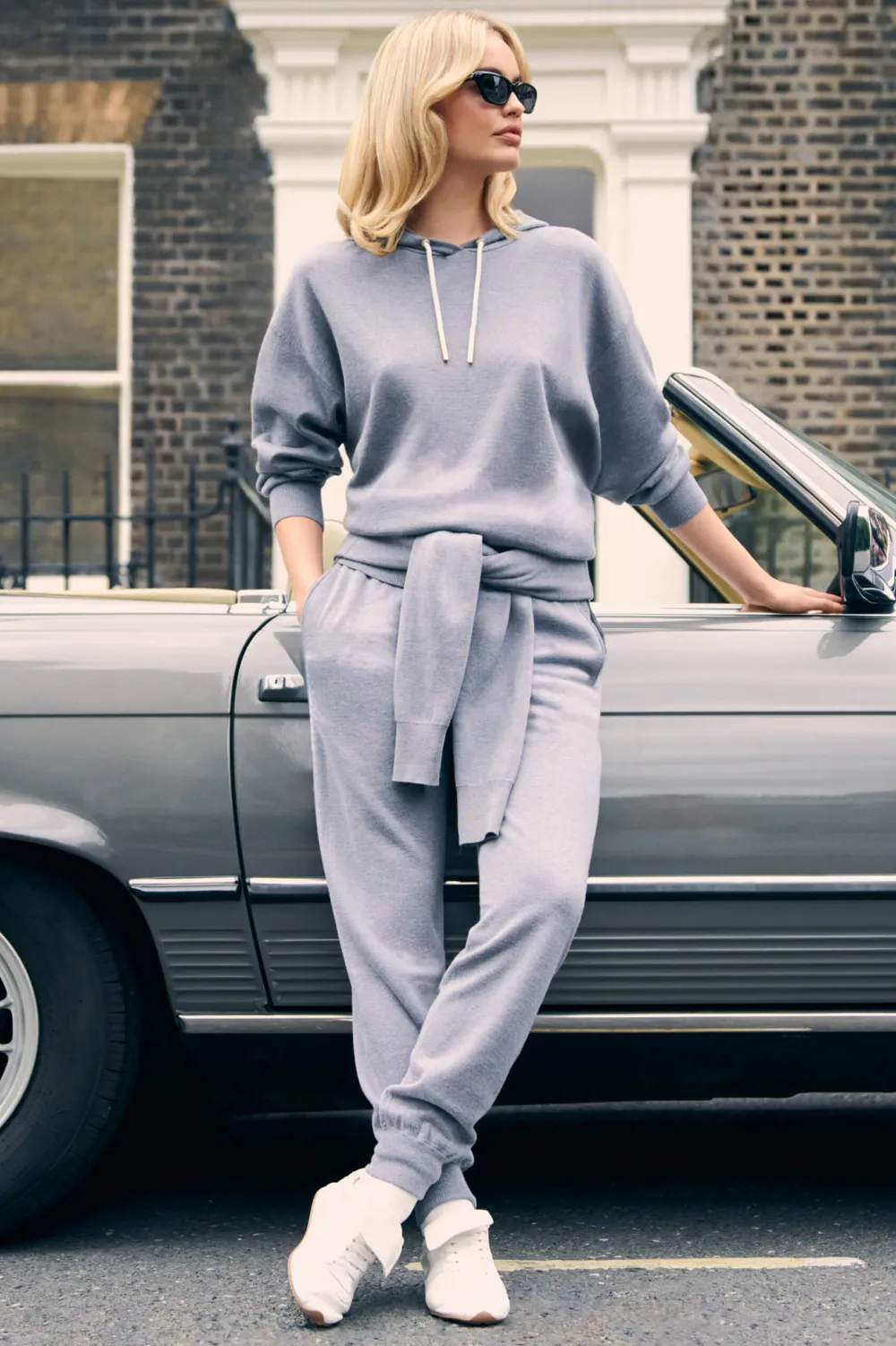Fashion Gia London Tracksuitin Silk-Cashmere Tracksuits