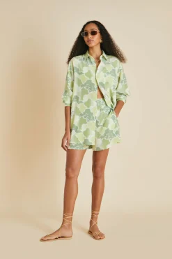 Online Kick Luna Cloud Pajamasin Silk Crêpe de Chine Pajamas