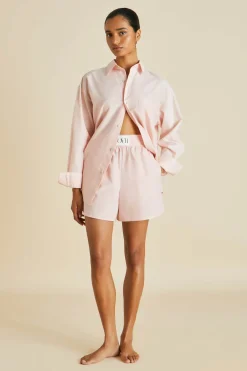 Cheap Kick Pink Pajamasin Cotton-Silk Pajamas