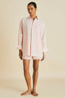 Cheap Kick Pink Pajamasin Cotton-Silk Pajamas