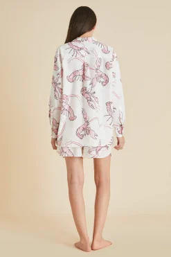 Online Kick Prometheus Lobster Pajamasin Cotton-Silk Pajamas