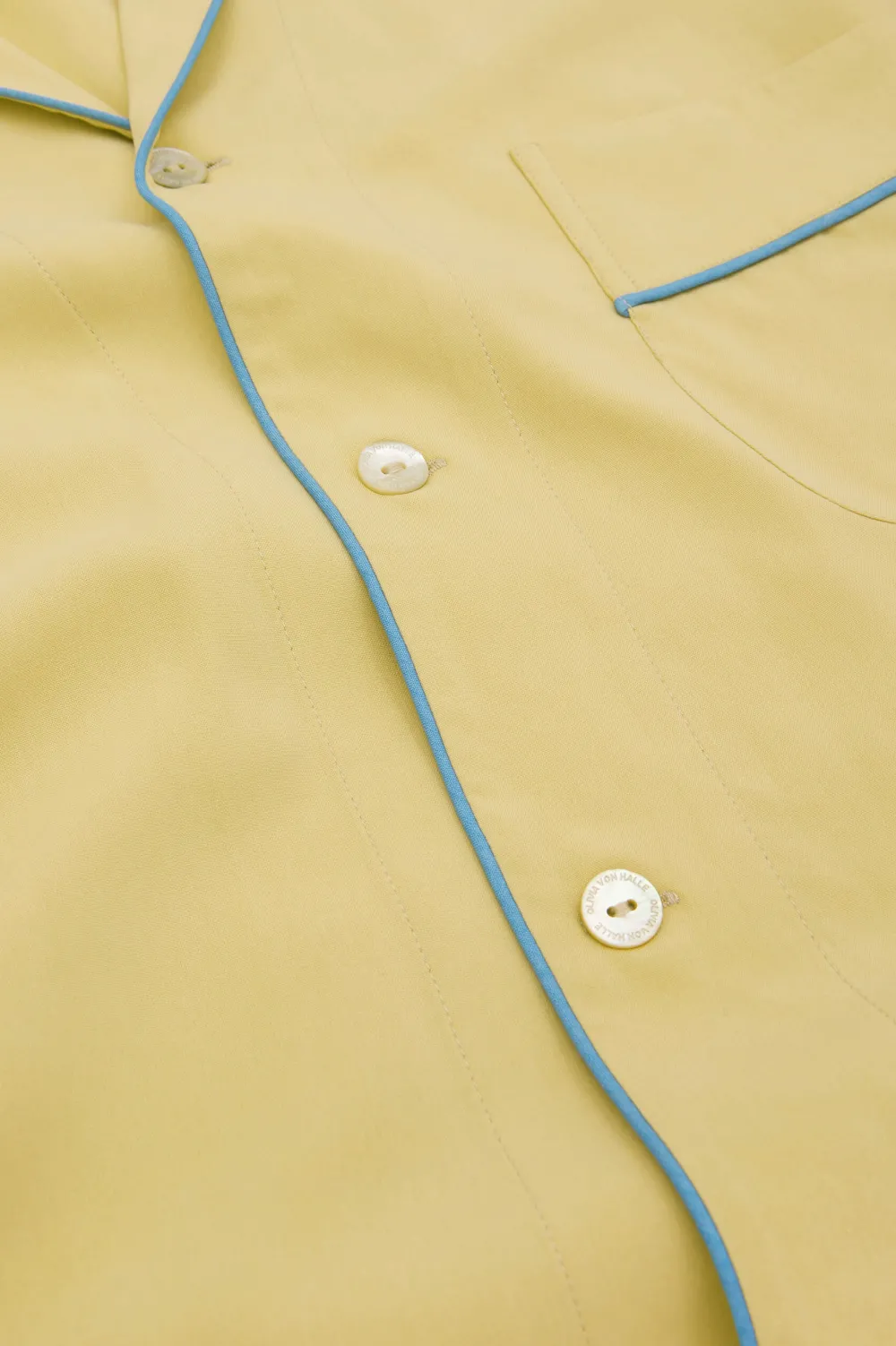 Best Sale Laurent Yellow Pajamasin Sandwashed Silk Pajamas