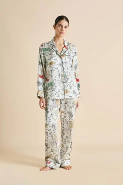 Best Sale Lila Carlyle Pajamasin Silk Satin Pajamas