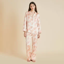 Cheap Lila Icarus Cloud Pajamasin Silk Satin Pajamas