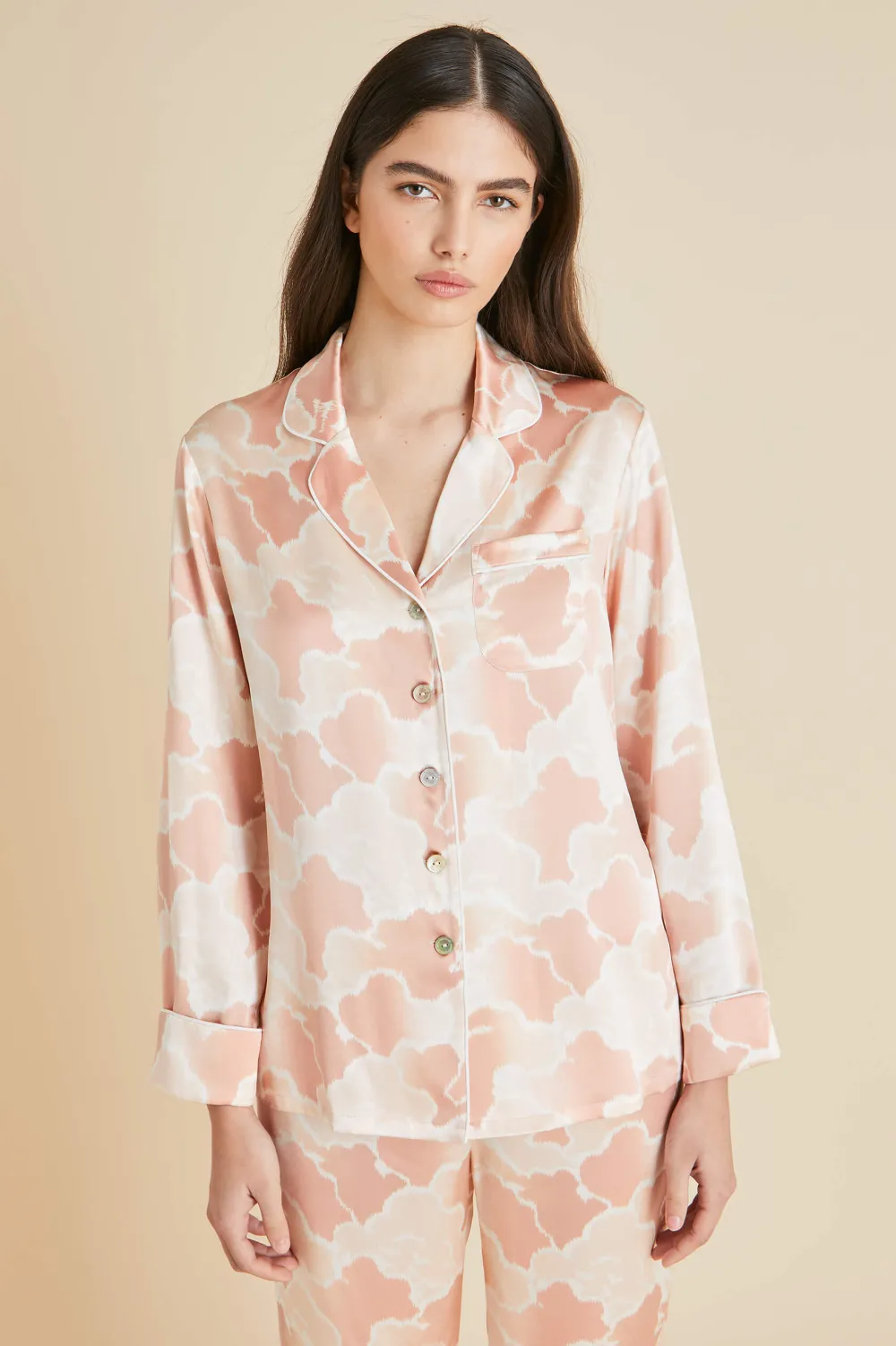 Cheap Lila Icarus Cloud Pajamasin Silk Satin Pajamas
