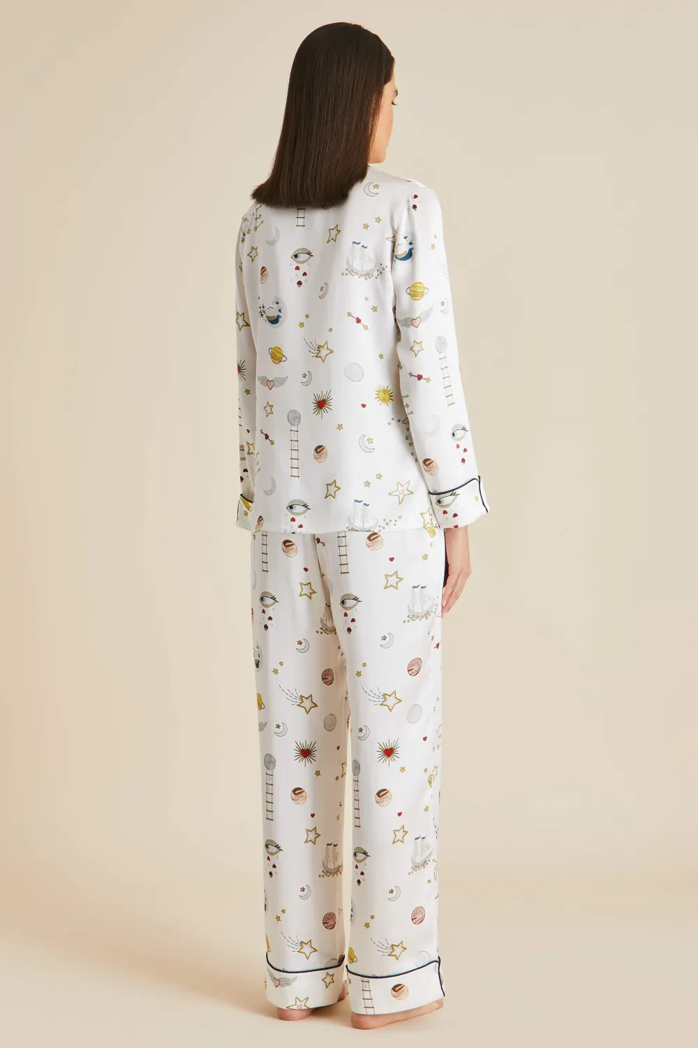 Sale Lila Love pajamasin Silk Satin Pajamas