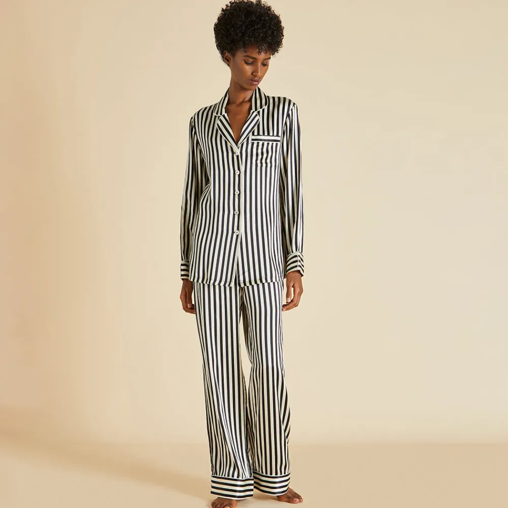 Best Sale Lila Nika Pajamasin Silk Satin Pajamas