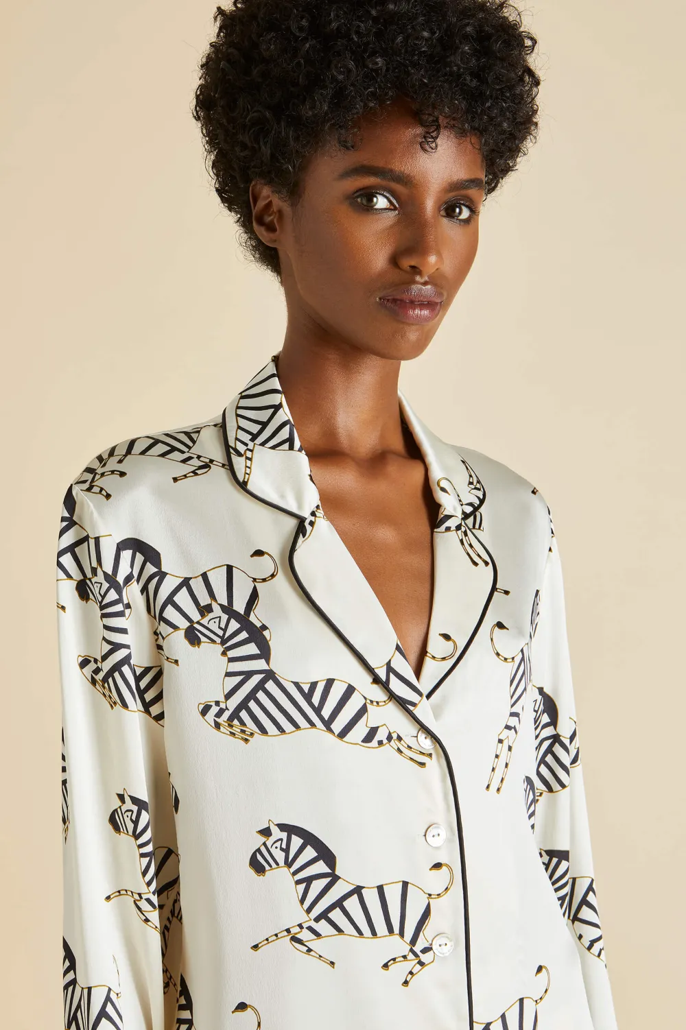 Sale Lila Zebedee Pajamasin Silk Satin Pajamas