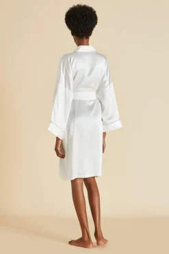 Store Mimi Oyster Robein Silk Satin Robes