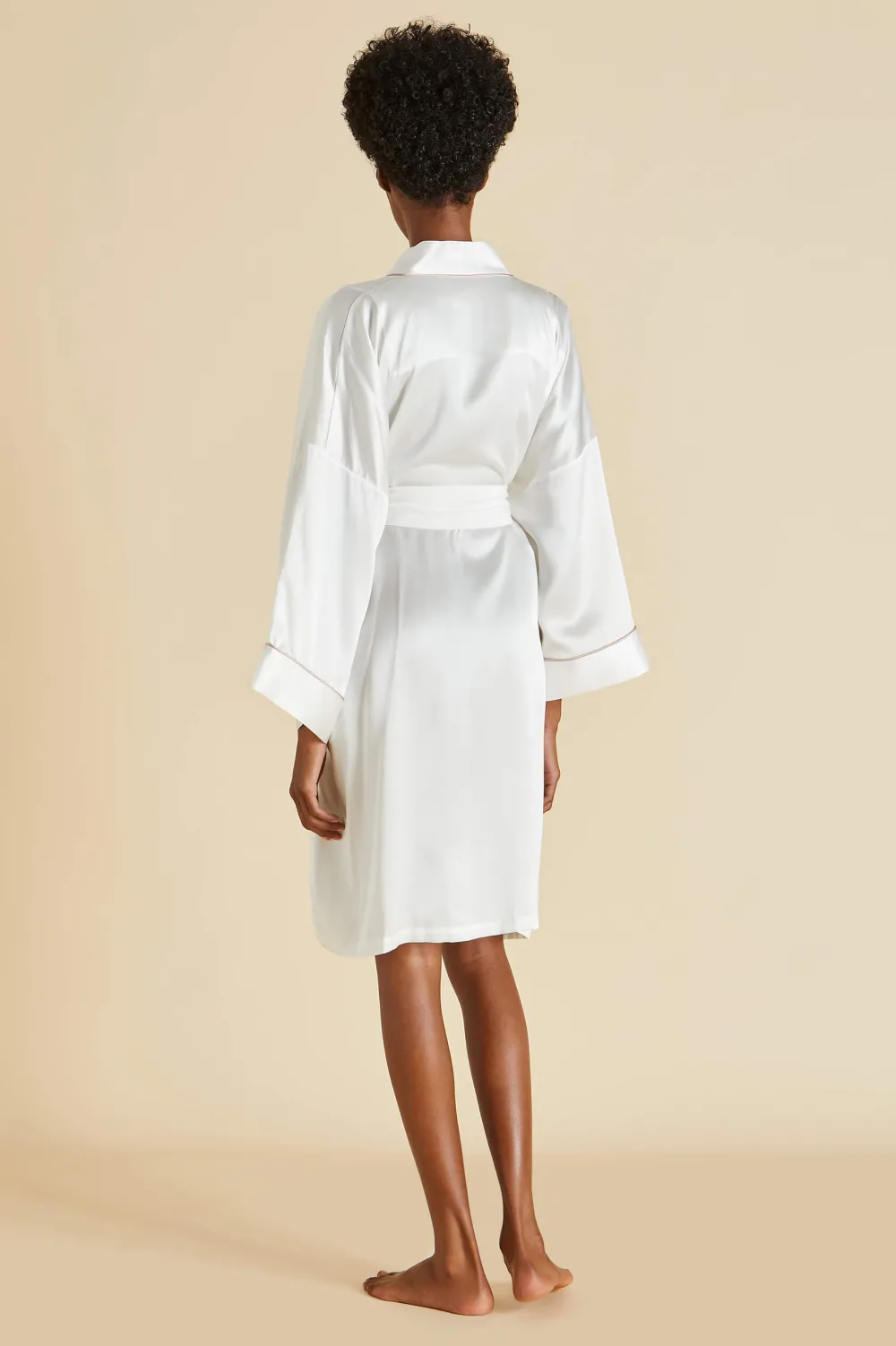 Store Mimi Oyster Robein Silk Satin Robes