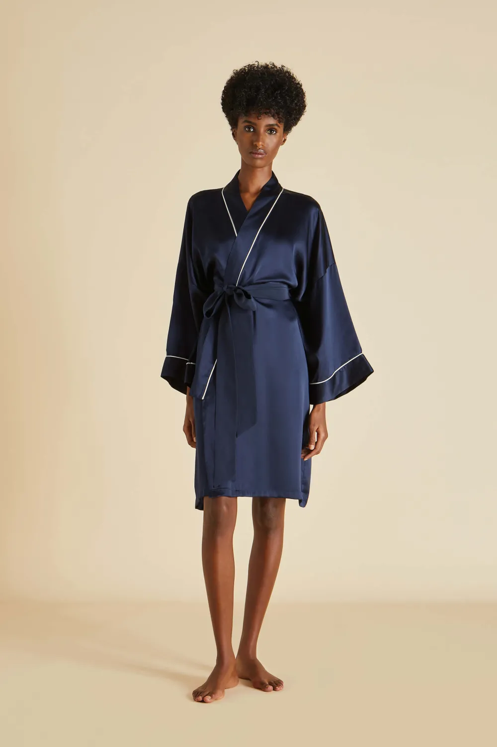 Hot Mimi Robein Silk Satin Robes