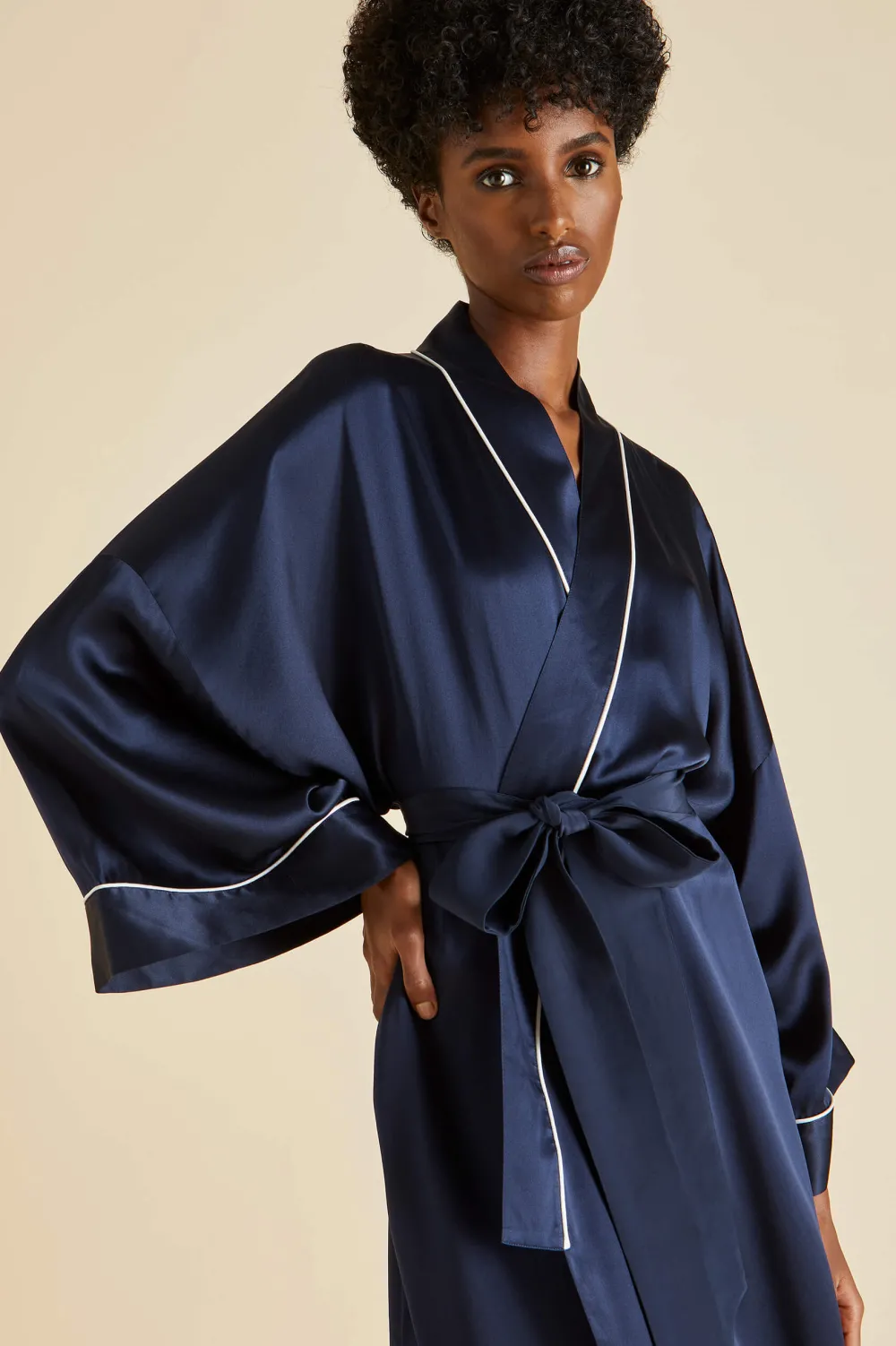Hot Mimi Robein Silk Satin Robes