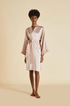 Flash Sale Mimi Ivory Robein Silk Satin Robes