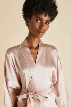 Flash Sale Mimi Ivory Robein Silk Satin Robes