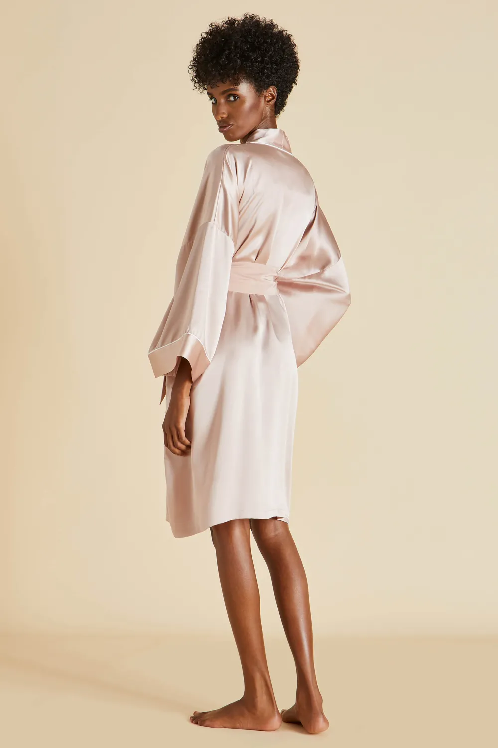 Flash Sale Mimi Ivory Robein Silk Satin Robes