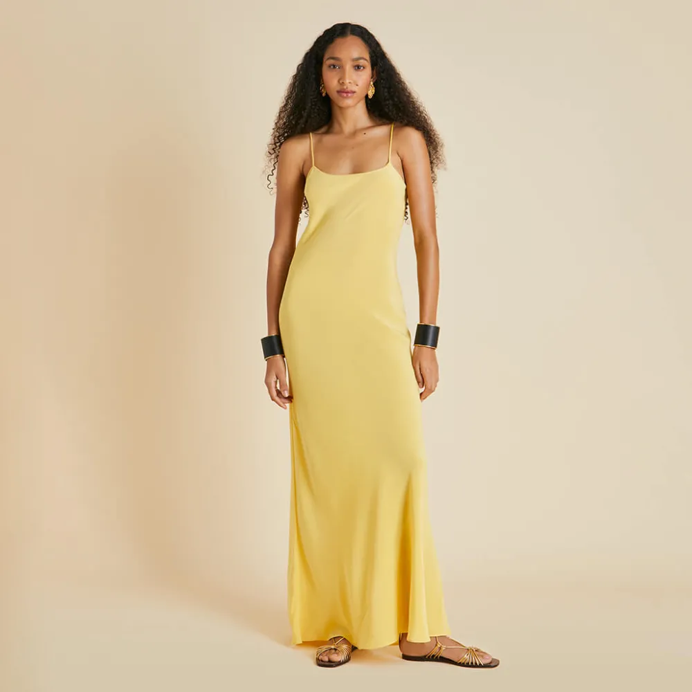 Sale Olympia Slip Dressin Silk Crêpe de Chine Dresses