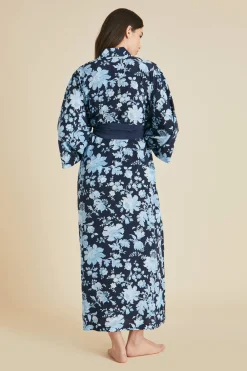 Discount Queenie Alcides Floral Robein Silk Crêpe de Chine Robes