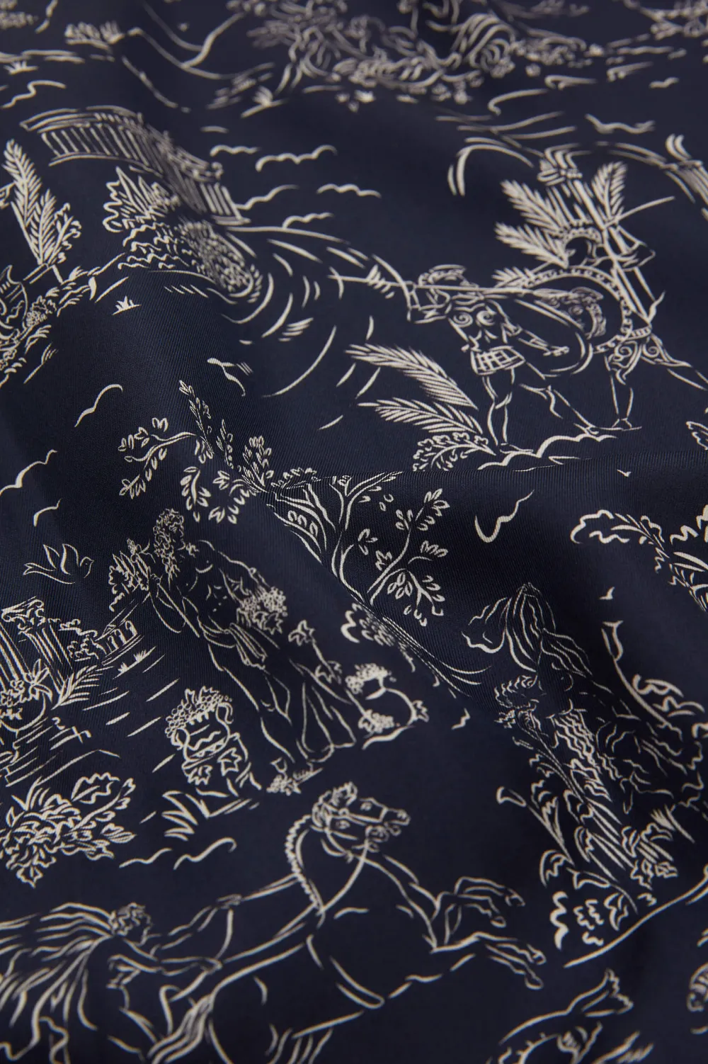 Fashion Sabine Erebus Toile de Jouy Robein Silk Twill Robes