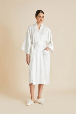Online Sabine Pearl Robein Silk Satin Robes