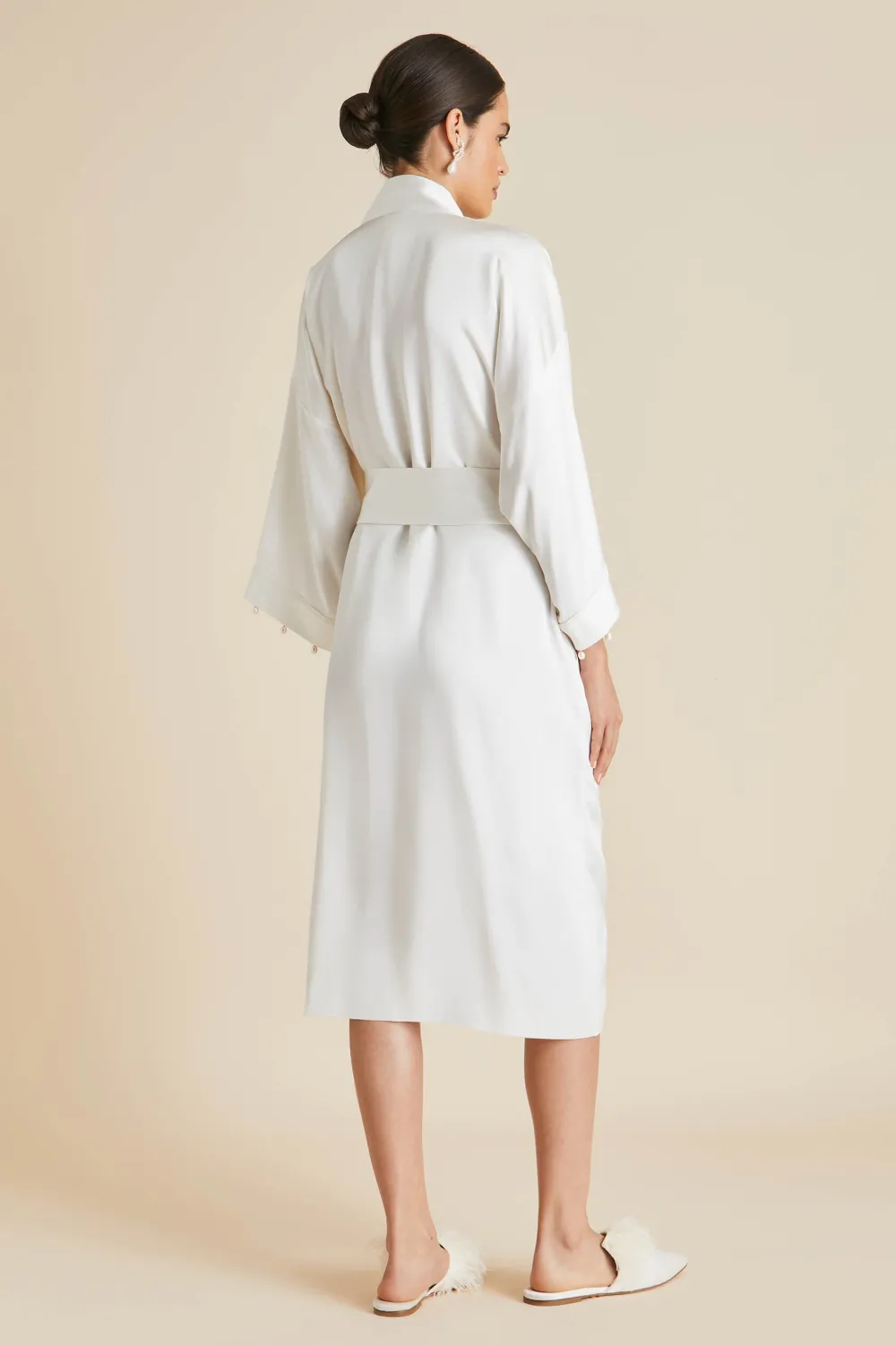 Online Sabine Pearl Robein Silk Satin Robes