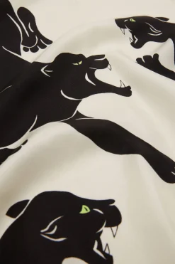 Store Sabine Romain Panther Robein Silk Twill Robes