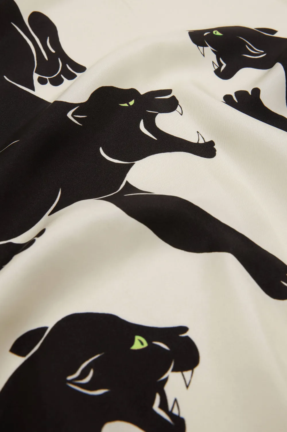 Store Sabine Romain Panther Robein Silk Twill Robes