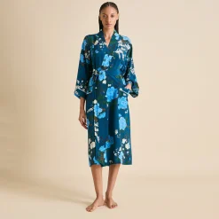 Flash Sale Sabine Tibatant Floral Robein Silk Crêpe de Chine Robes