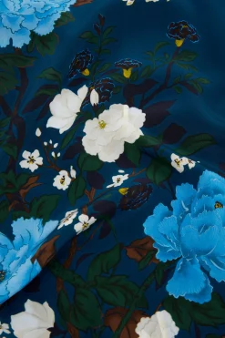 Flash Sale Sabine Tibatant Floral Robein Silk Crêpe de Chine Robes