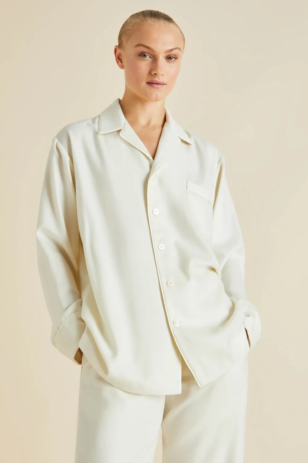 Shop Vanderbilt Aspen Pajamasin Cashmere Pajamas