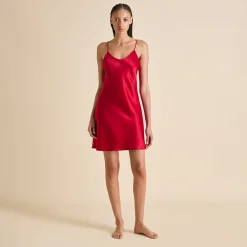 Clearance Venus Ruby Slip Dressin Silk Satin Dresses