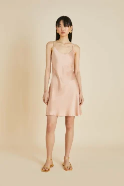 Clearance Venus Shell Slip Dressin Sandwashed Silk Dresses
