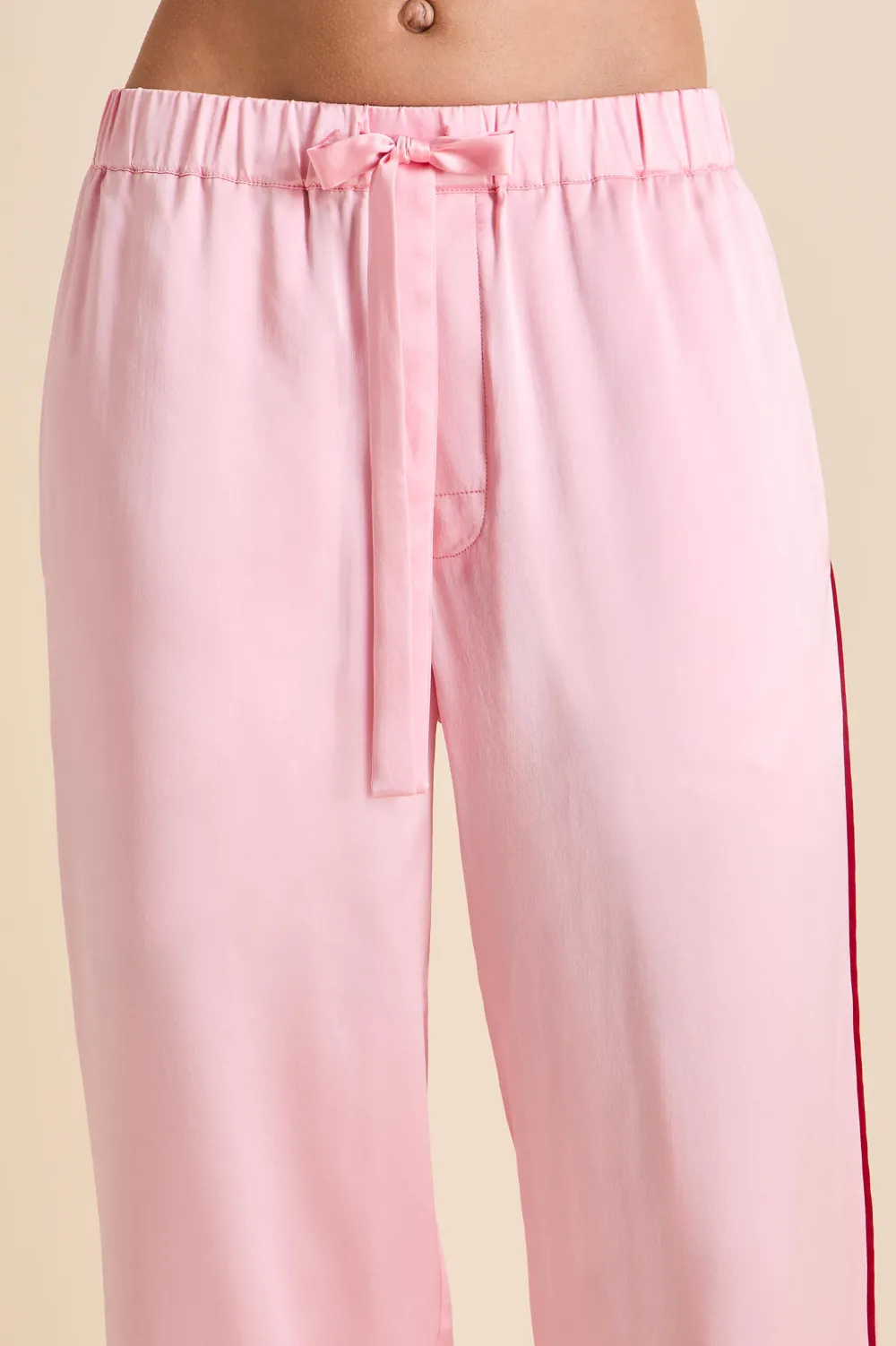 Cheap Yves Blush Pajamasin Silk Satin Pajamas