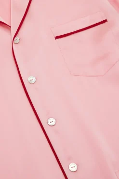 Cheap Yves Blush Pajamasin Silk Satin Pajamas