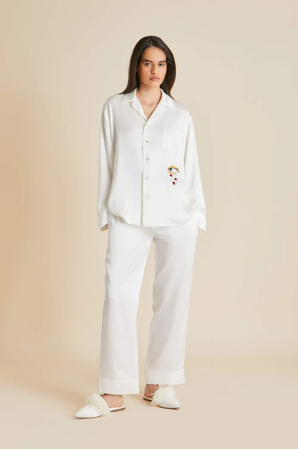 Sale Yves Desire pajamasin Silk Satin Pajamas