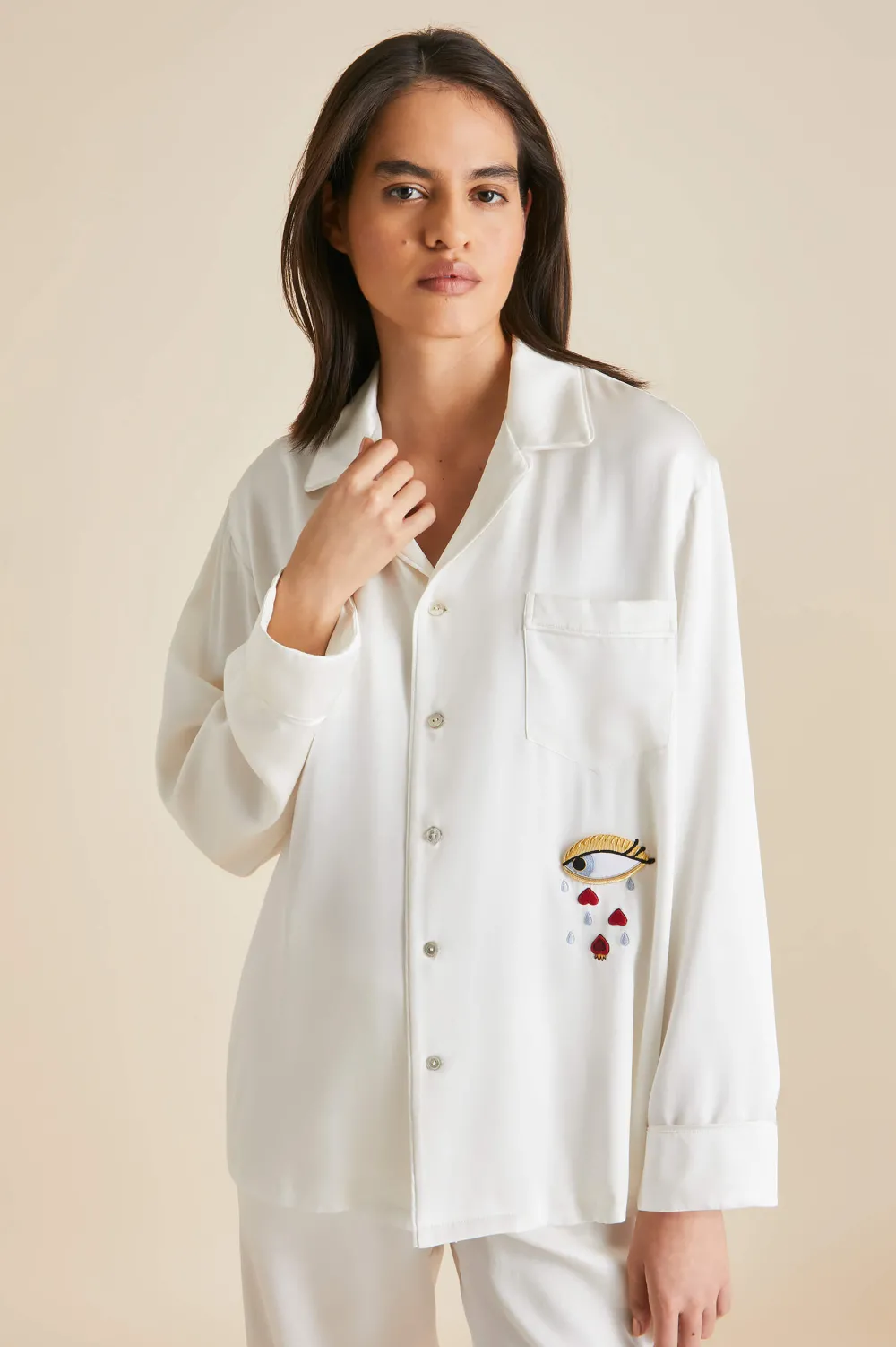 Sale Yves Desire pajamasin Silk Satin Pajamas
