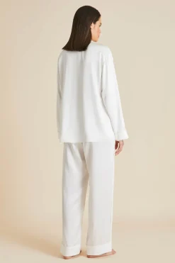 Best Yves Desire pajamasin Silk with Ruby and Diamond Buttons by Jessica McCormack Pajamas