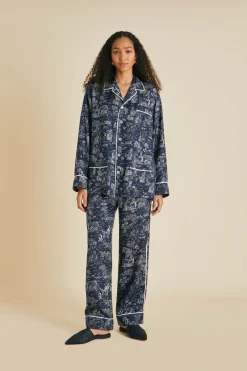Online Yves Erebus Toile de Jouy Pajamasin Silk Twill Pajamas