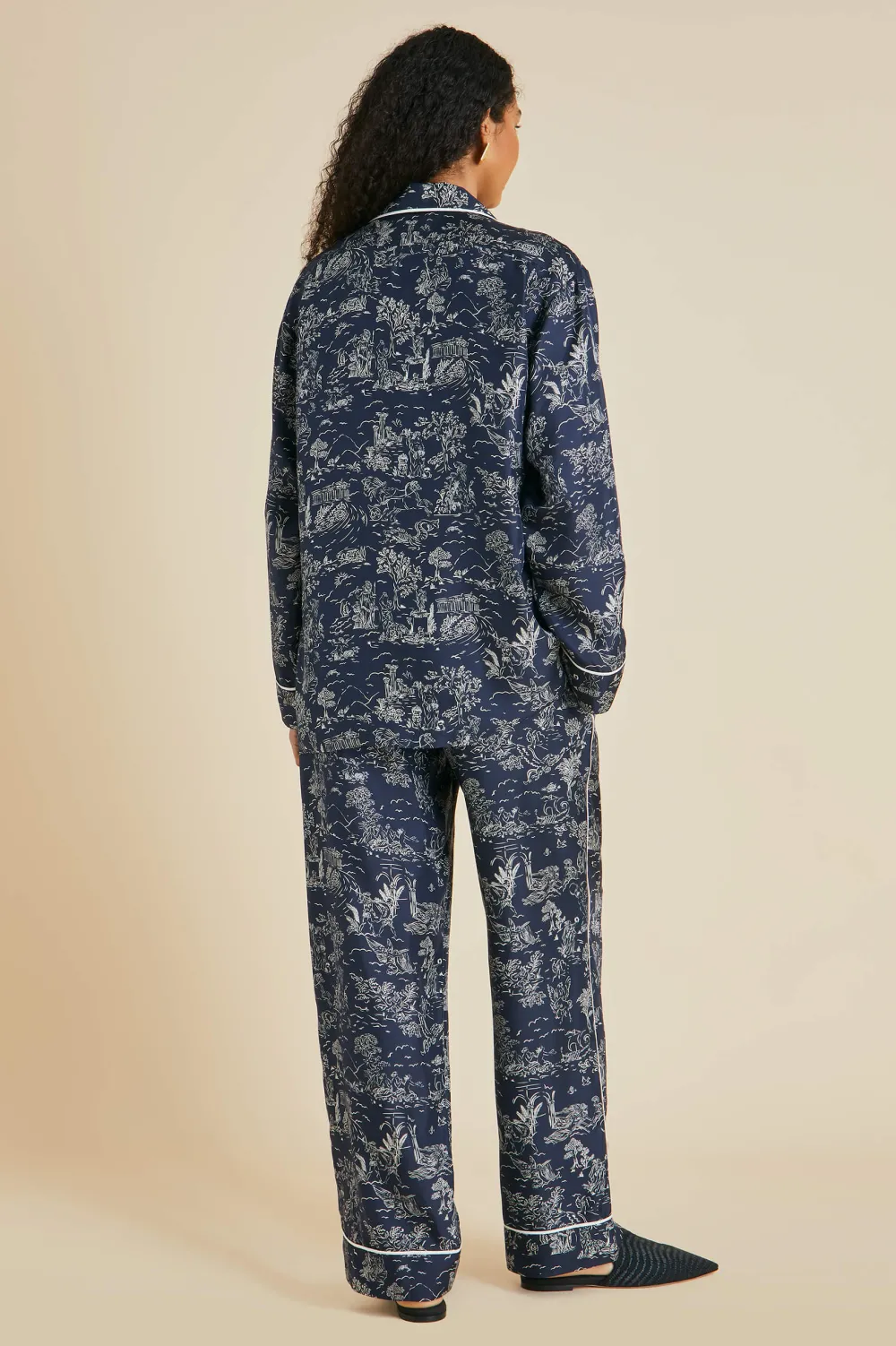 Online Yves Erebus Toile de Jouy Pajamasin Silk Twill Pajamas