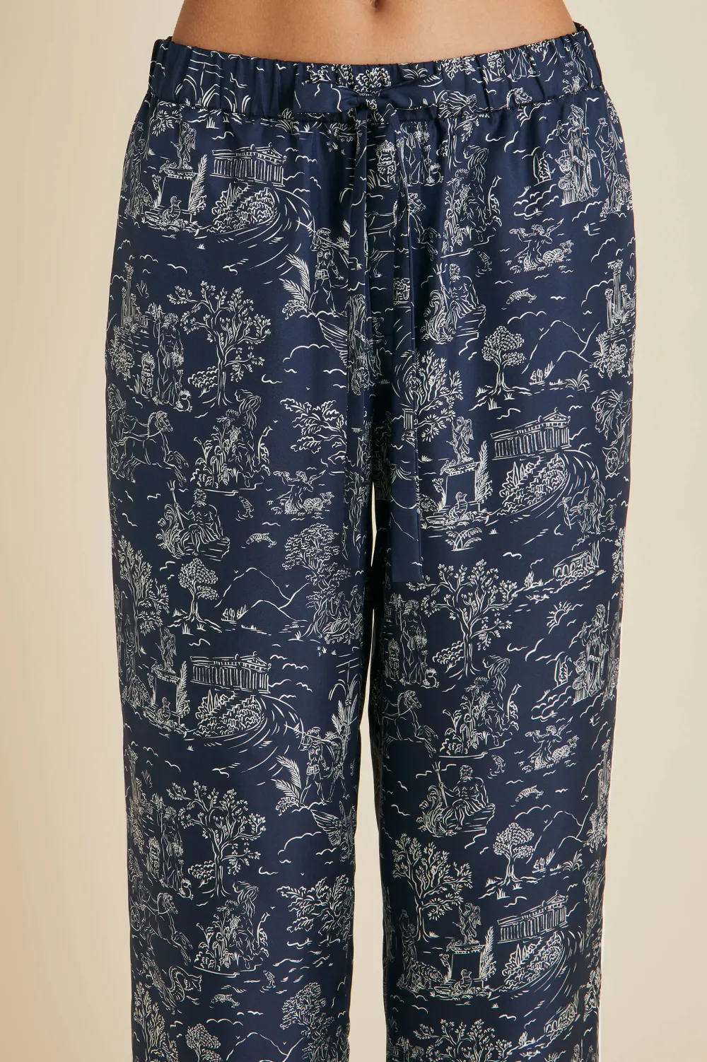 Online Yves Erebus Toile de Jouy Pajamasin Silk Twill Pajamas
