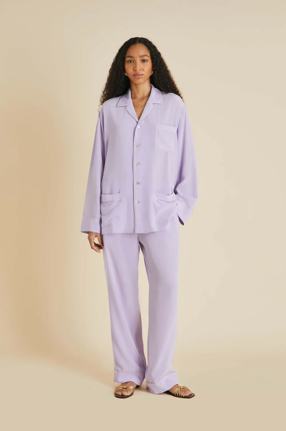 Best Yves Pajamasin Silk Crêpe de Chine Pajamas