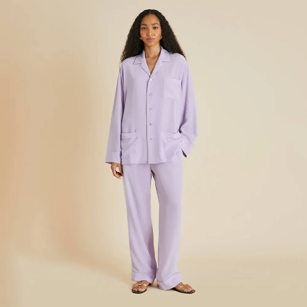 Best Yves Pajamasin Silk Crêpe de Chine Pajamas
