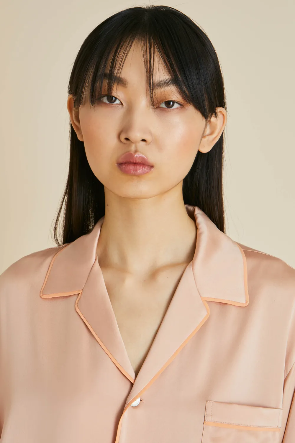 Outlet Yves Shell Pajamasin Sandwashed Silk Pajamas