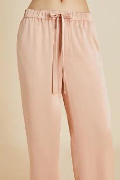 Outlet Yves Shell Pajamasin Sandwashed Silk Pajamas
