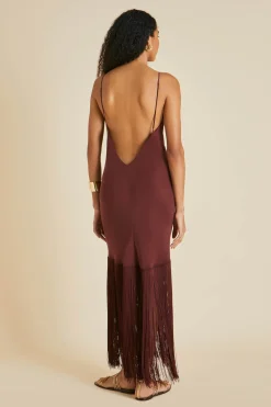 Shop Zoya Slip Dressin Silk Crêpe de Chine Dresses